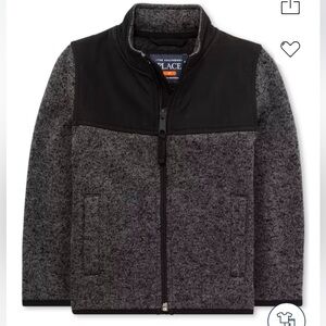 Sweater Fleece Trail Jacket - Black 5T